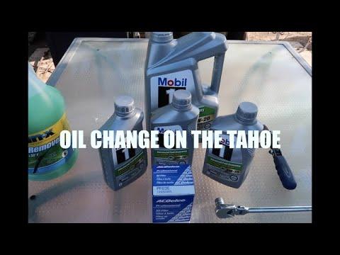 HOW TO CHANGE THE OIL ON A 2016 CHEVY TAHOE