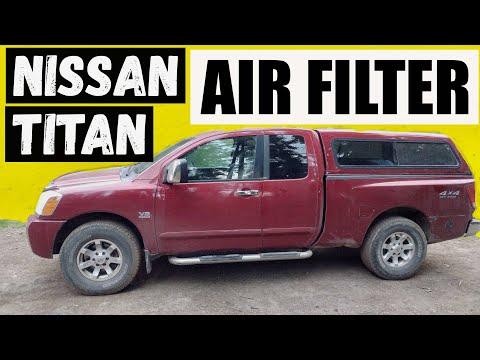 HOW TO REPLACE ENGINE AIR FILTER on NISSAN TITAN, NISSAN ARMADA