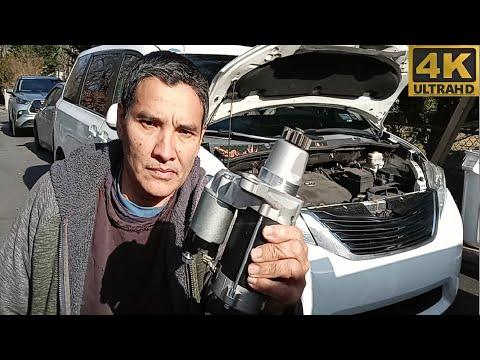 How To Replace Starter Motor On Toyota Sienna, Complete Remove And Replacement Job