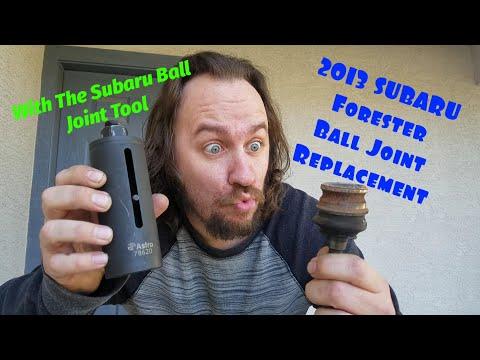 Subaru Forester ball joint replacement (with ball joint tool)