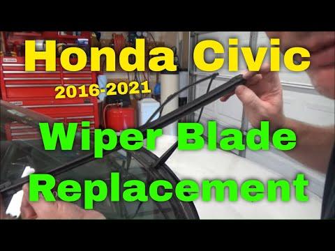 How to Replace Front Windshield Wiper Blades on a 2010-2022 Honda Insight