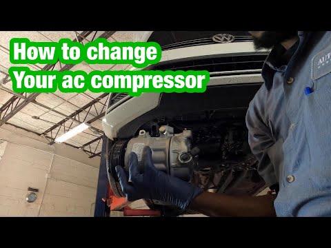 Replacing the ac compressor on a vw Jetta