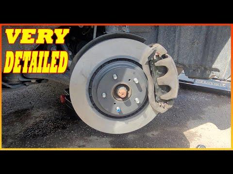 Front and Rear Brake Pads and Rotors Replacement Toyota Highlander With TORQUE SPECS!