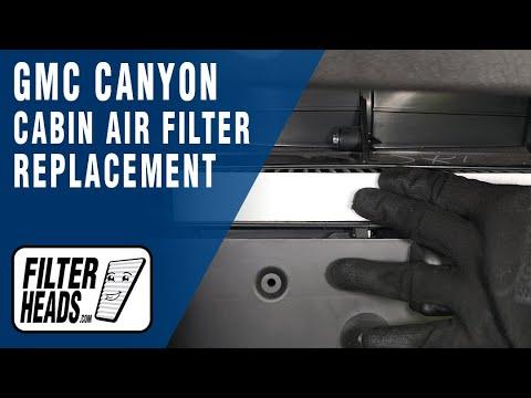 How to Replace the Cabin Air Filter on a 2015-2022 GMC Canyon (Glovebox Method) (Engine: V6 3.6L)