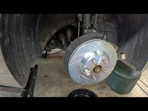Installing new brake pads and rotors on the 2016 Lexus ES350