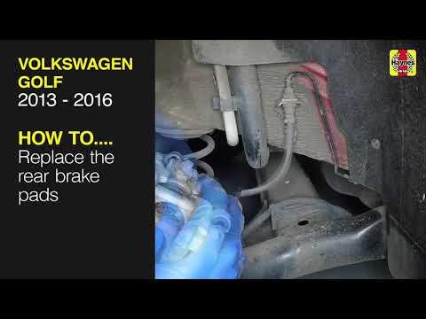 How to Replace Rear Brake Pads on a 2015-2021 Volkswagen Golf