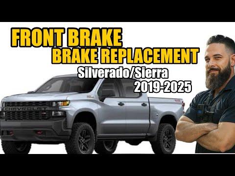2019–2024 Chevy Silverado GMC Sierra Chevy Tahoe front brake replacement 