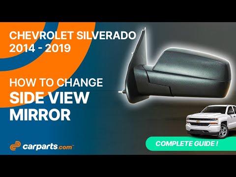 How to replace the Side View Mirror 2014 - 2019 Chevrolet Silverado  🚗