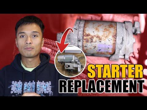 How to Replace the Starter Motor on a 2016-2023 Toyota Tacoma (Engine: Inline 4 2.7L)