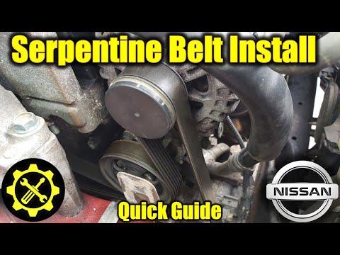 2007 - 2012 Nissan Altima 2.5 Liter - Serpentine Belt Replacement