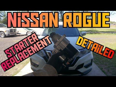 How to replace the starter on a 2017-2020 Nissan Rogue 2.5l detailed