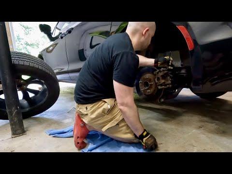 Detailed HOW TO replace rear brake pads on 2017-2023 Chrysler Pacifica