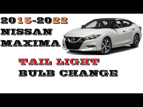 How to replace remove tail light bulb Nissan Maxima 2015-2022