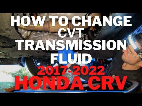 How To Change CVT Transmission Fluid 2017-2022 Honda CRV