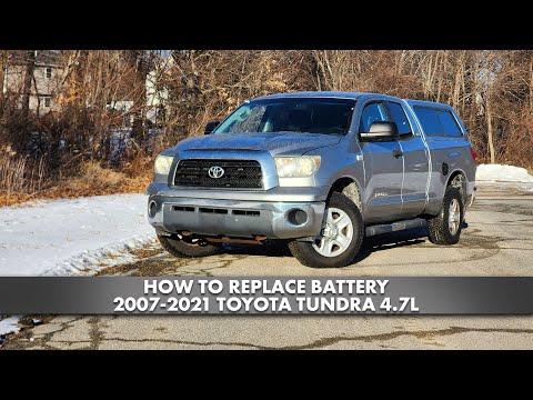 How to Replace the Battery on a 2000-2023 Toyota Tundra (Step-by-Step Guide) (Engine: V8 5.7L)