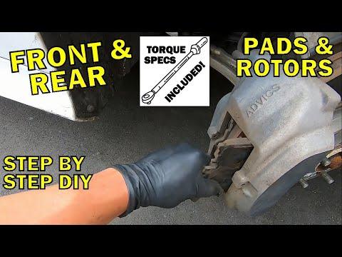 2016-2020 Lexus GS350 Front &amp; Rear Brake Replacement