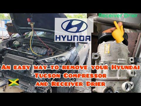 How to Replace the A/C Compressor on a 2017 Hyundai Tucson (Recover, Install, Recharge)