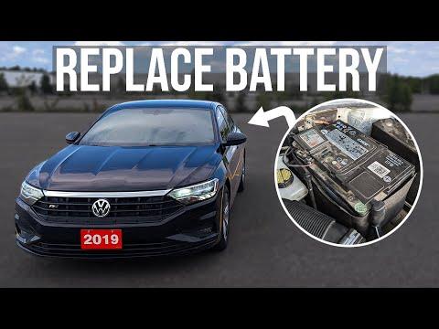 How to Replace the 12V Battery on a 1997-2024 Volkswagen Jetta (AGM/EFB) (Engine: Inline 4 1.4L)