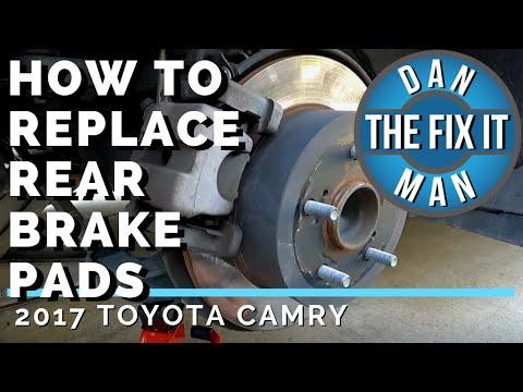 How to Replace Rear Brake Pads on a 2007-2024 Toyota Camry (Trim: XSE)
