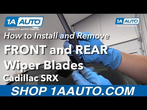 How to Replace Front Windshield Wiper Blades on a 2016 Cadillac SRX