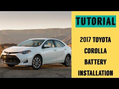 How to Replace the Battery on a 2017 Toyota Corolla
