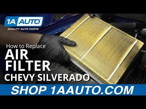 How to Replace Air Filter 14-19 Chevy Silverado