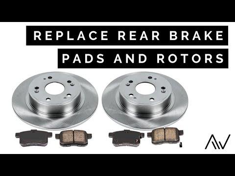 How to change the Rear Brake Pads and Rotors on a Honda Accord | 2013   2017