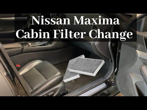 2015 - 2018 Nissan Maxima Cabin Air Filter - How To Change Remove Replace Replacement Location