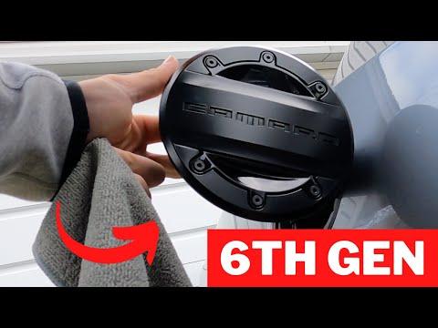 INSANELY EASY UPGRADE !!! 2021 CAMARO LT1 RS ( 6TH GEN ) FUEL DOOR REPLACEMENT