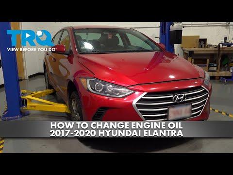 How to Change Engine Oil and Oil Filter on a 2006-2020 Hyundai Elantra (Engine: Inline 4 2.0L)