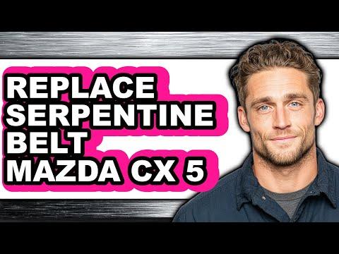 How to Replace the Serpentine Belt on a 2013-2025 Mazda CX-5 (Drive Belt Guide) (Engine: Inline 4 2.5L)