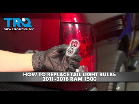 How to Replace Tail Light Bulbs 2011-2018 Ram 1500