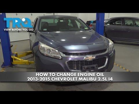 How to Change Engine Oil 2013-2015 Chevrolet Malibu 2.5L I4
