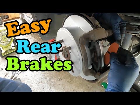 2009-2013 Subaru Forester Rear Brakes Pads and Rotors Replacement How To DIY