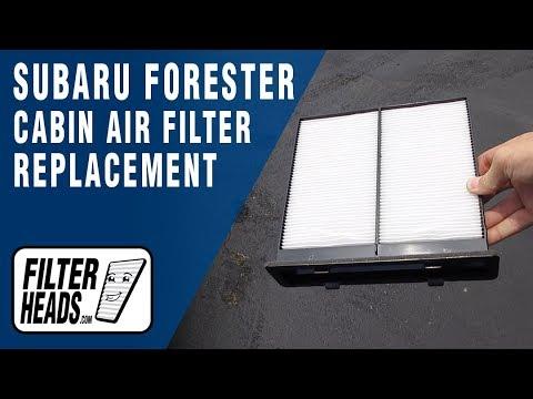 How to Replace Cabin Air Filter 2014 Subaru Forester | AQ1149