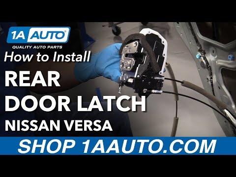 How To Remove Rear Door Latch Assembly 12-19 Nissan Versa