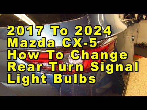 How to Replace Taillight Bulbs on a 2020 Mazda CX-5 (Turn Signal & Reverse)