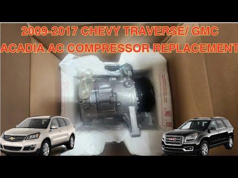 How to Replace the A/C Compressor on a 2013-2017 Chevrolet Traverse (R-134a System) (Trim: LT | Engine: V6 3.6L | Body: Sport Utility)
