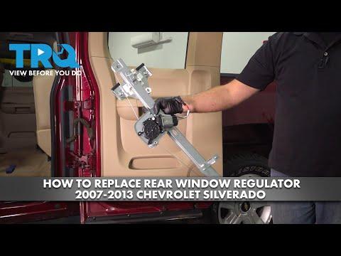 How to Replace the Rear Window Regulator on a 2007-2013 Chevrolet Silverado 1500 (Body: Extended Cab Pickup)