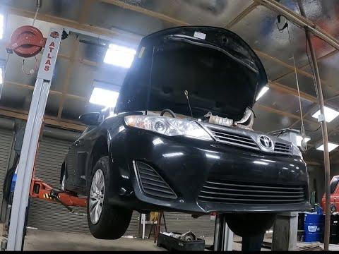 How to Replace the A/C Compressor on a 2014 Toyota Camry (R-134a Recharge Guide)