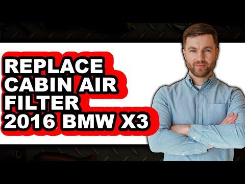 How To Replace Cabin Air Filter 2016 BMW X3 (Easy Method)