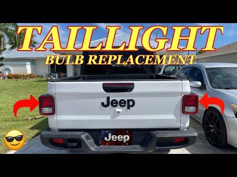 How to Replace Both Tail Light Bulbs on a 2021 Jeep Gladiator (Bulb vs LED)