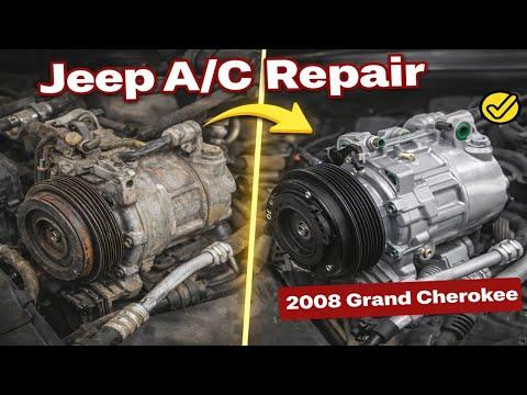 How to Replace the A/C Compressor on a 2008 Jeep Grand Cherokee (R-134a System)