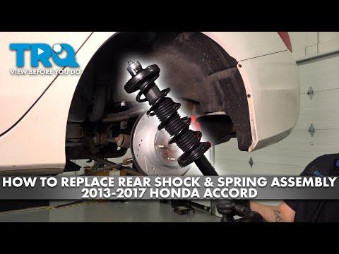How to Replace Rear Shock &amp; Spring Assemblies 2013-2017 Honda Accord