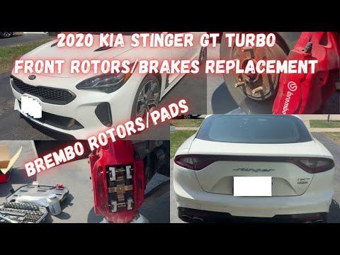 How to Replace Front Brake Pads and Rotors on a 2018-2021 Kia Stinger (Engine: Inline 4 2.0L)