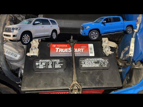 Toyota Tundra and Sequoia battery replacement 27F EASY! 2008-2022