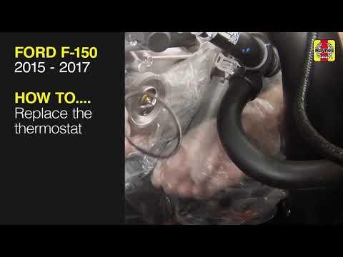 How to Replace the thermostat on a Ford F-150 2015 to 2017