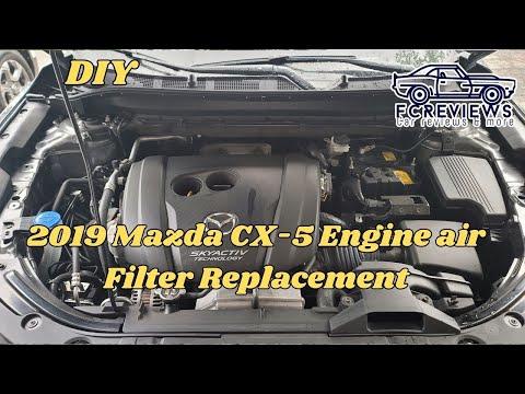 How to Replace the Engine Air Filter on a 2013-2025 Mazda CX-5 (Engine: Inline 4 2.5L)