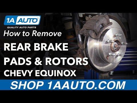 How to Replace Rear Brake Pads &amp; Rotors 10-17 Chevy Equinox