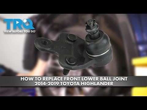 How to Replace Front Lower Ball Joint 2014-2019 Toyota Highlander